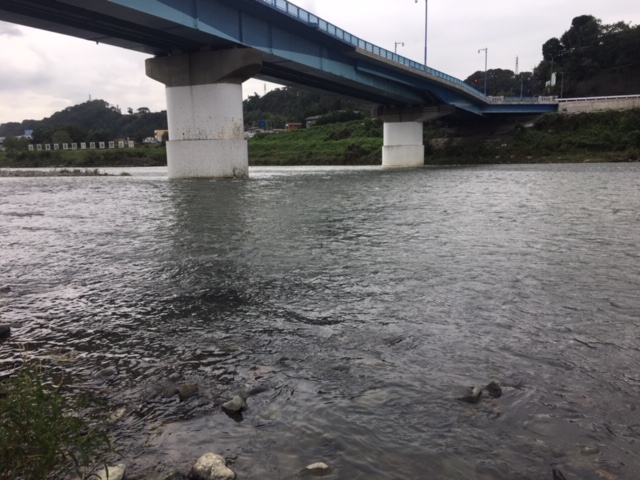 2019年9月13日（金）10時現在　相模川・高田橋周辺の川の状況