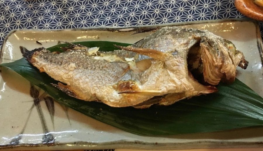 堤防釣り：料理例