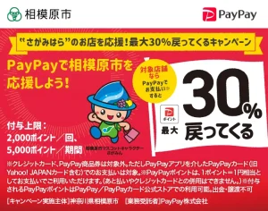 〜2023年2月12日まで！PayPayで最大30％戻って来るキャンペーン開催中！
