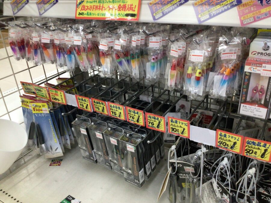 各地で釣果が上向いてきました！マルイカコーナーのご紹介