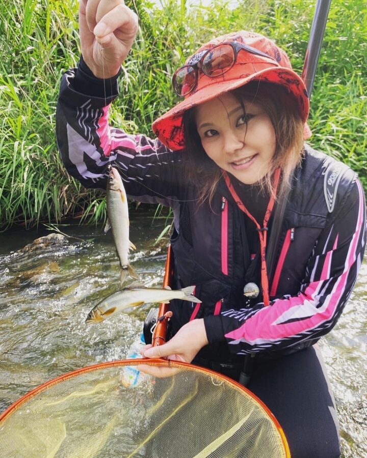 スタッフ平賀・齋藤・内田釣行記～中津川　高圧線下/アユ5匹〜19匹～