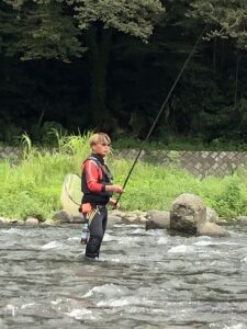 スタッフ平賀・齋藤・内田釣行記～中津川　高圧線下/アユ5匹〜19匹～