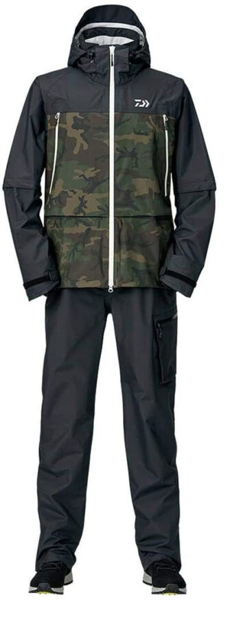 ダイワ『 レインウェア レインマックス® デタッチャブルレインスーツ DR-30009グリーンカモ』