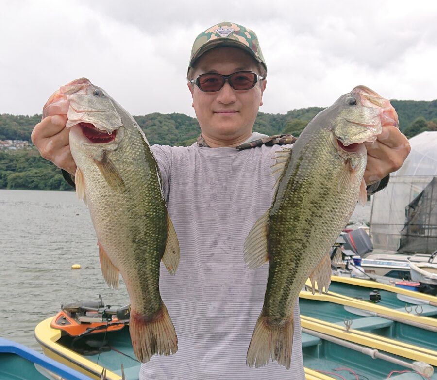 スタッフ吉田君釣行記～津久井湖/ブラックバス3本で3360g～
