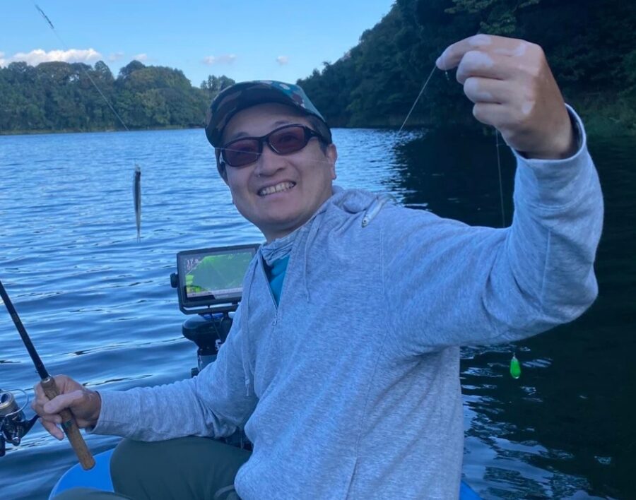 スタッフ吉田君釣行記～津久井湖/ブラックバス26～49cm7匹・ワカサギ約30匹～