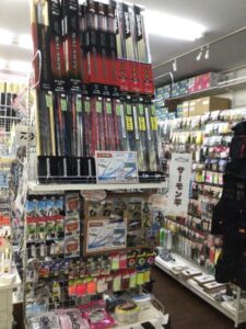 鮭釣りコーナー充実中！