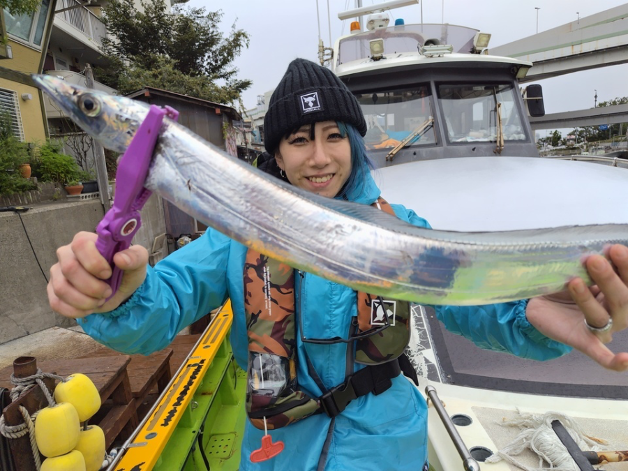 スタッフ大津釣行記～走水沖/タチウオ/7匹（MAX89センチ