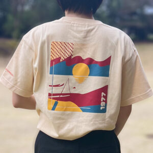 サンライン『ＳＵＷ-１５４０８Ｔ　女子美釣り部コラボTシャツ『あの日の思い出』』