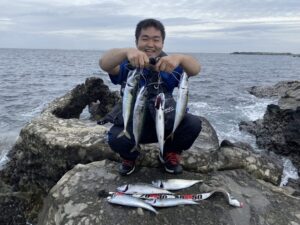 スタッフ大山釣行記~三浦半島/サバ38cm〜42cm/8匹~