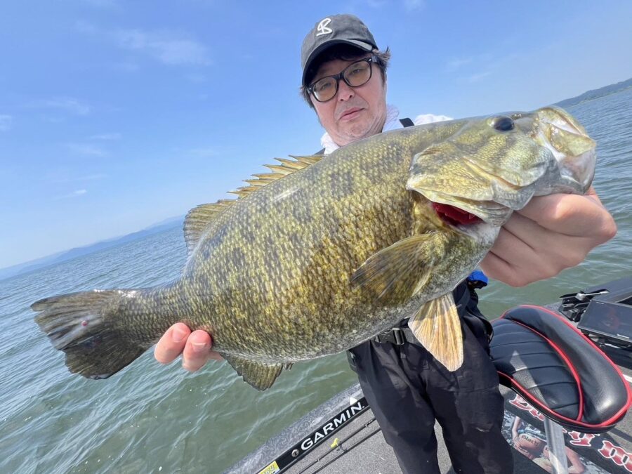 山木様～猪苗代湖/スモールマウスバス42cm/1匹、50.5～54cm/4匹～