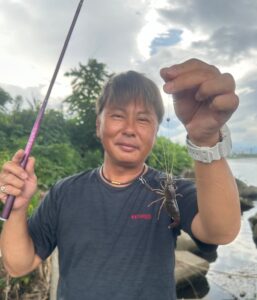 スタッフ平賀釣行記~酒匂川/手長エビ13匹~