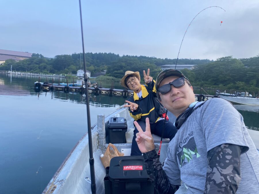 明日の爆釣モーニングは、芦ノ湖ボートワカサギ釣り！