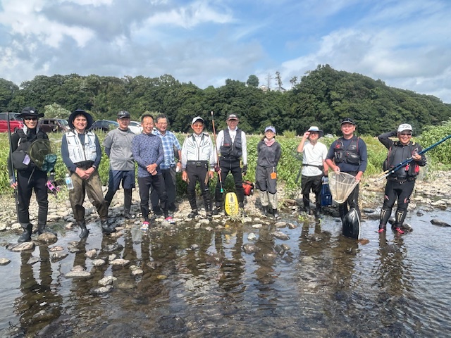 【報告】2024年8月22日（木）相模屋スタッフによる鮎友釣り体験会＆講習会開催