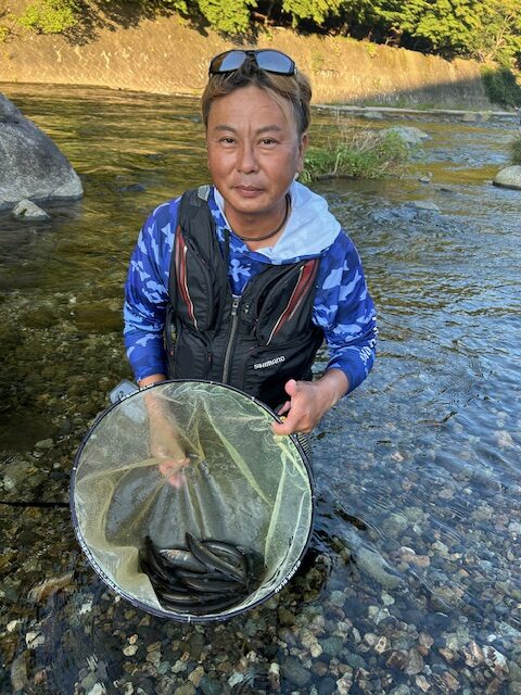 スタッフ平賀釣行記～箒川（塩原温泉地内）/アユ10匹・10匹・19匹（オトリ別）最大24cm～