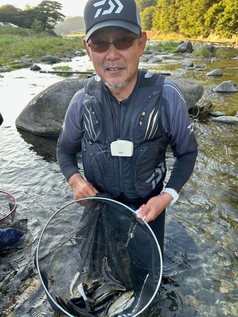 スタッフ平賀釣行記～箒川（塩原温泉地内）/アユ10匹・10匹・19匹（オトリ別）最大24cm～