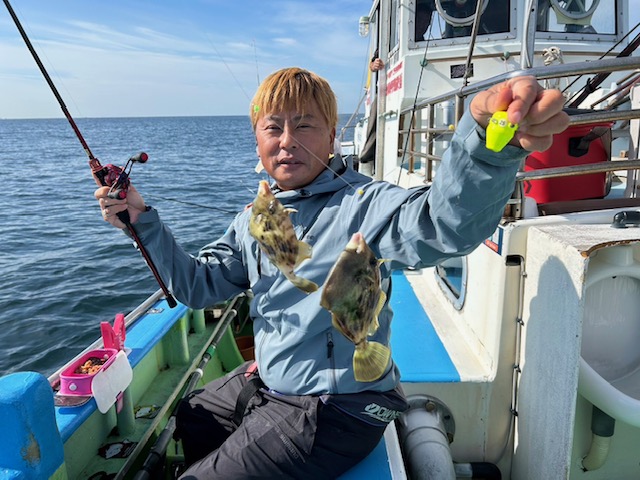 スタッフ平賀釣行記～佐島/カワハギ15匹最大23cm～