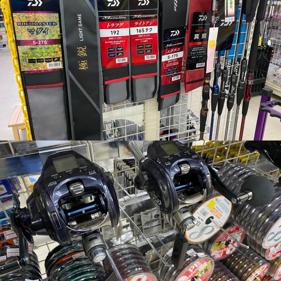 ダイワ'25新製品　船用ロッドの一部が展示中‼︎