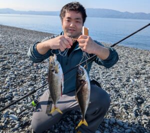 スタッフ大山釣行記~駿河湾/マアジ49.5cm~