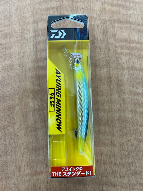 当店OG鮎ルアー入荷!ダイワ『鮎イングミノー94SFやる気満々』