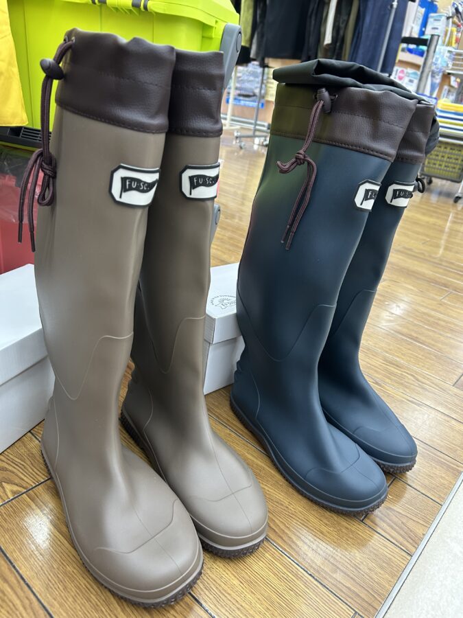 折りたたみブーツ釣りにも普段使いにもPVCポータブルブーツ