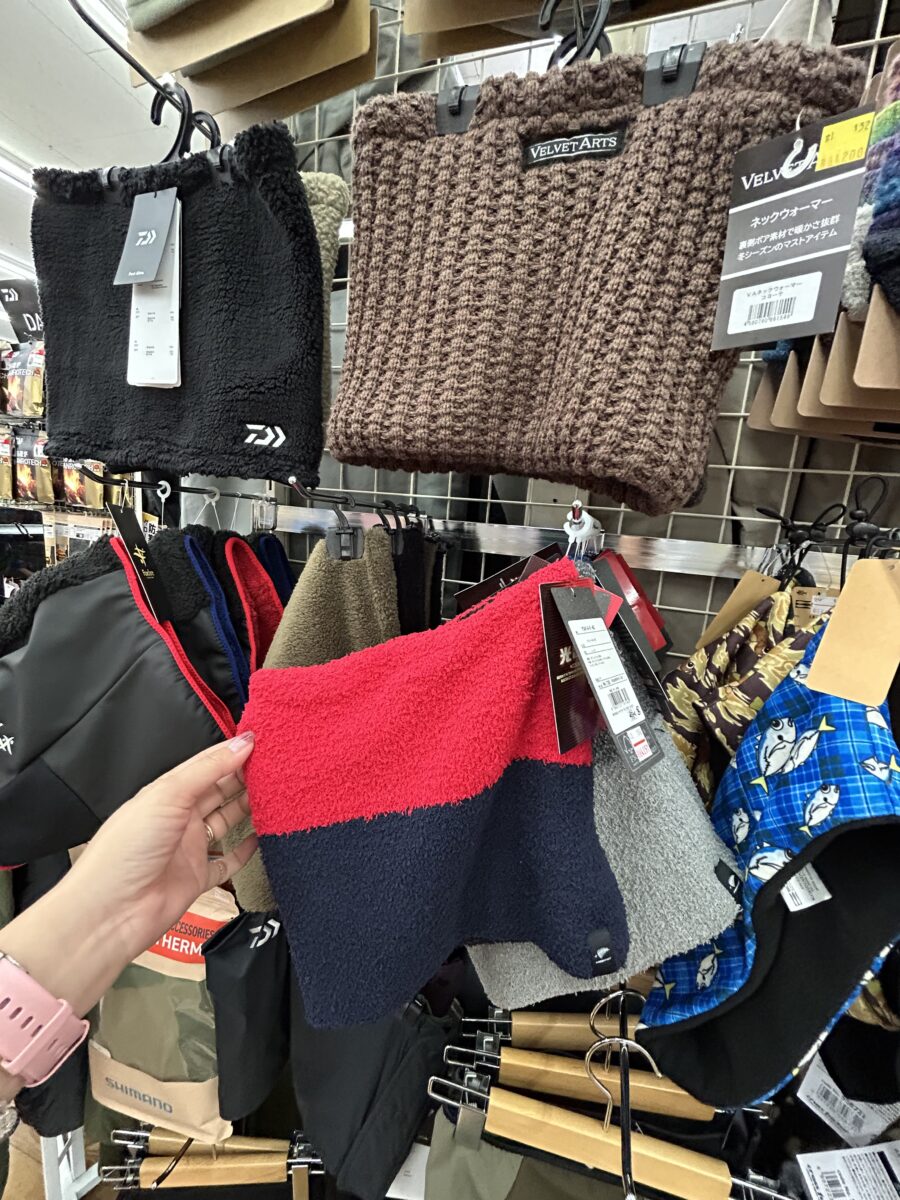 ダイワ／シマノ／はやぶさ／ベルベットアーツ／こひなた『ネックウォーマー』