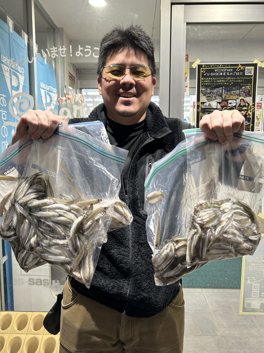 鈴木様~諏訪湖/ワカサギ860匹~