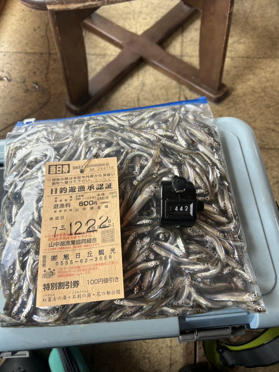 佐藤様～山中湖/ワカサギ1442匹～