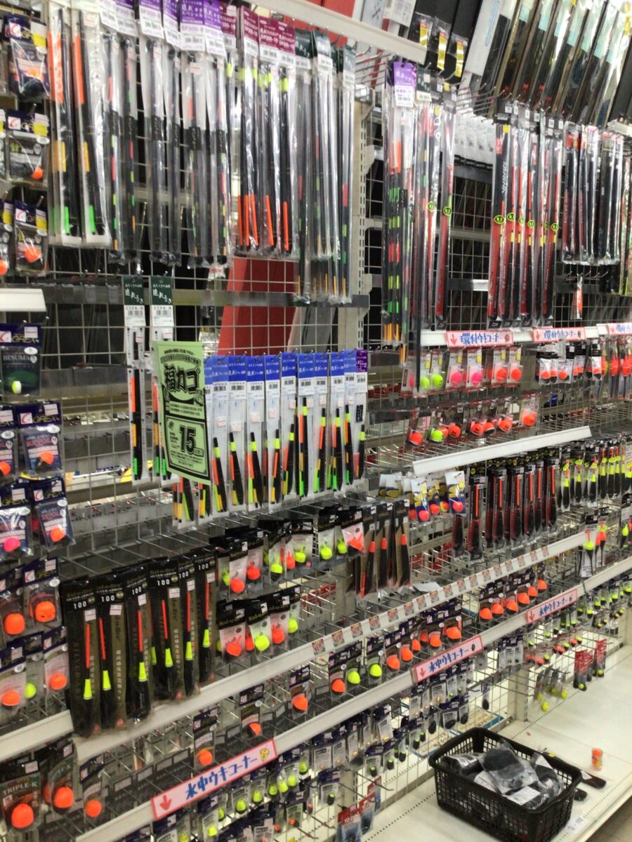 磯ウキコーナー充実!