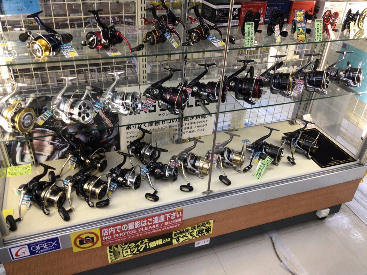 投げリール揃ってます！
