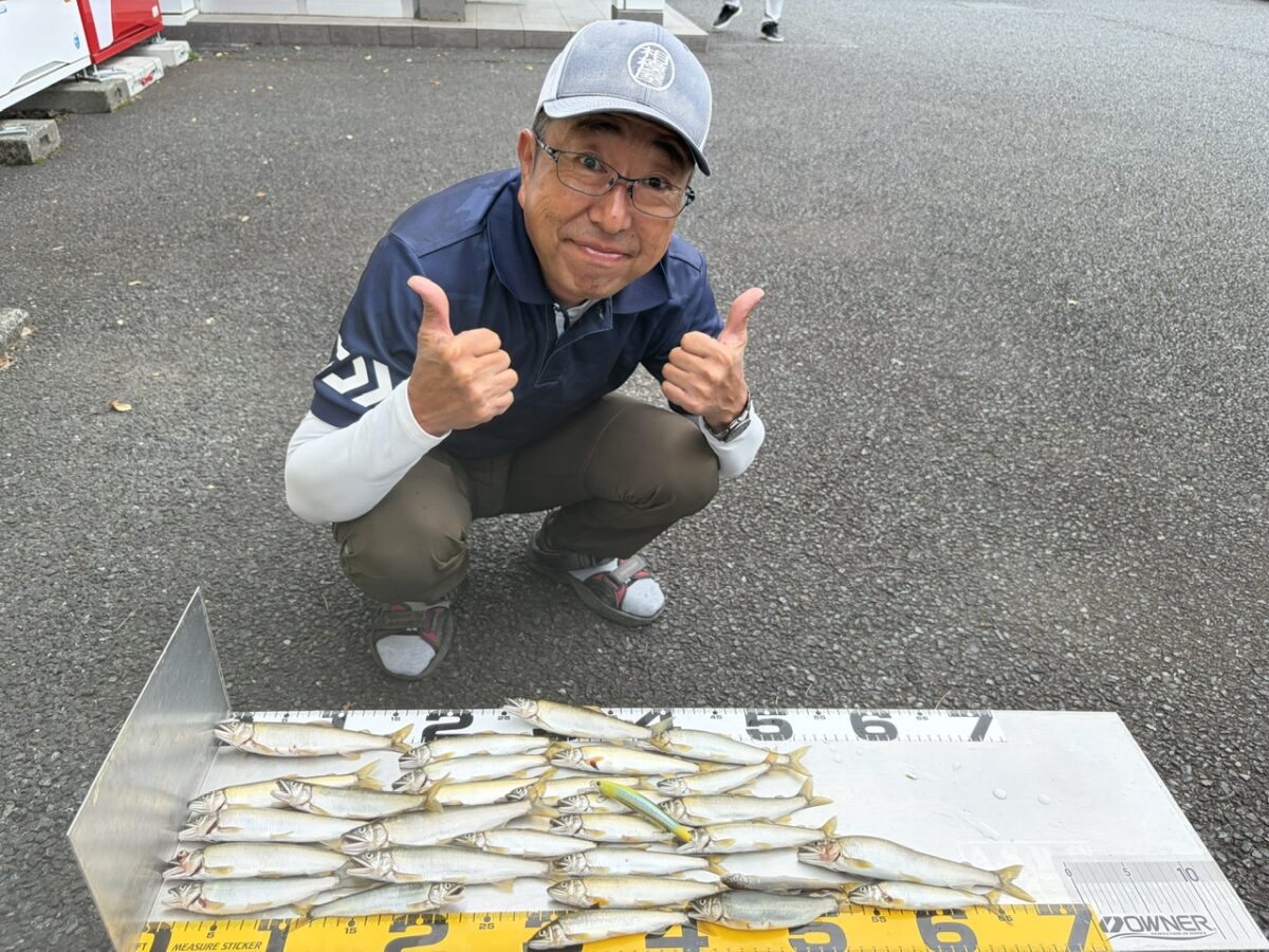 久保田様～相模川　三川合流/鮎29匹/最大19cm～