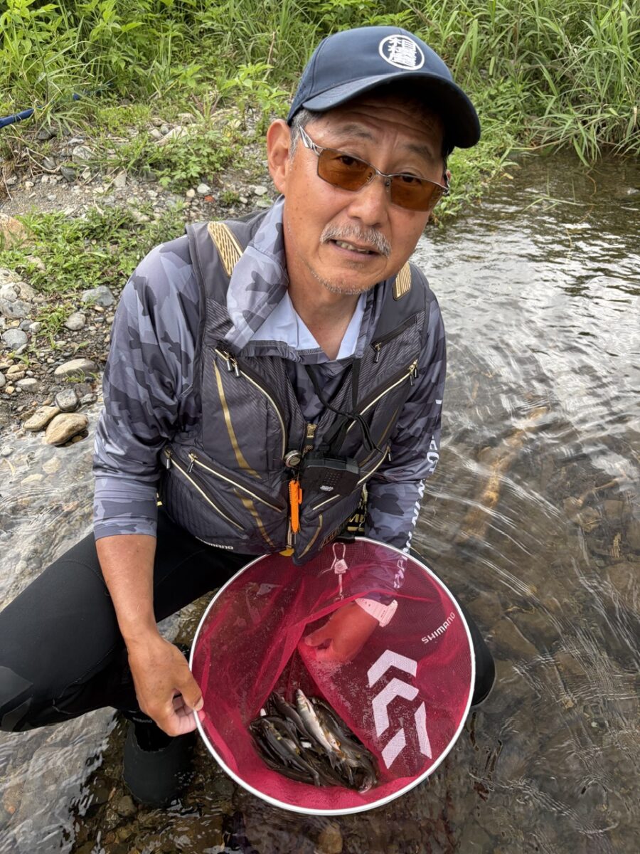 スタッフ平賀/内田釣行記~葛野川/鮎…29匹/10cm-18cm~
