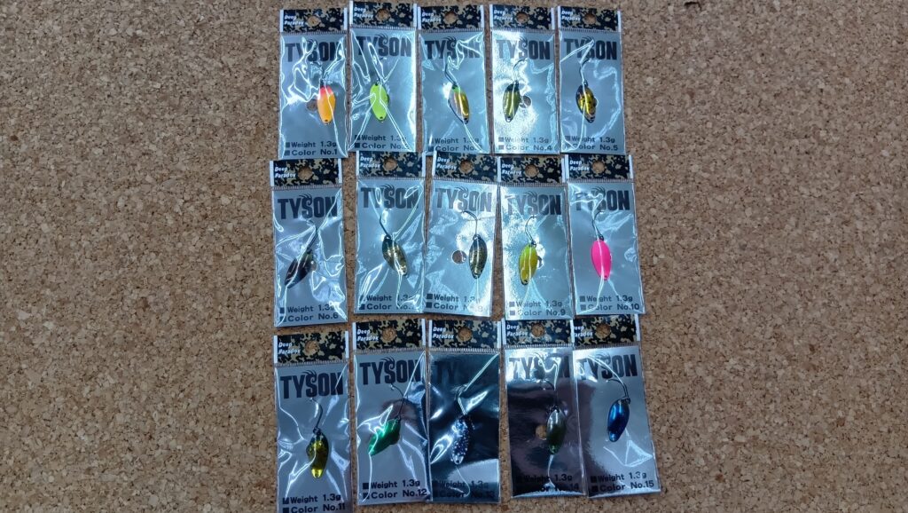 フィッシング ディープパラドックス タイソン 1.3g TYSON 全15色セット