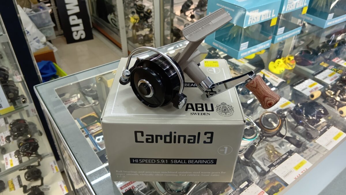 数量限定生産品、在庫あります！ABU×ディスプラウト『カーディナル3H』