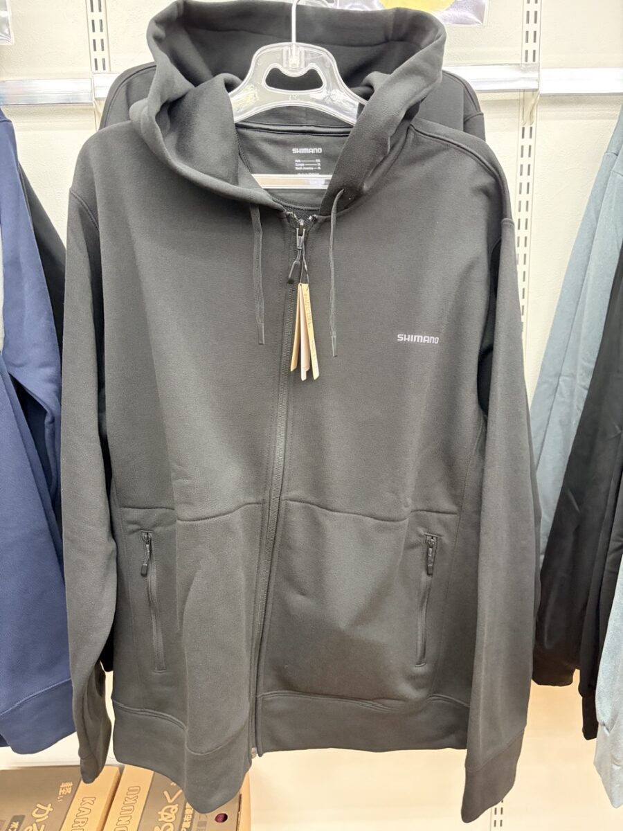 秋の新製品入荷！シマノ『ドライスエットフルジップフーディー　SH-053Z』