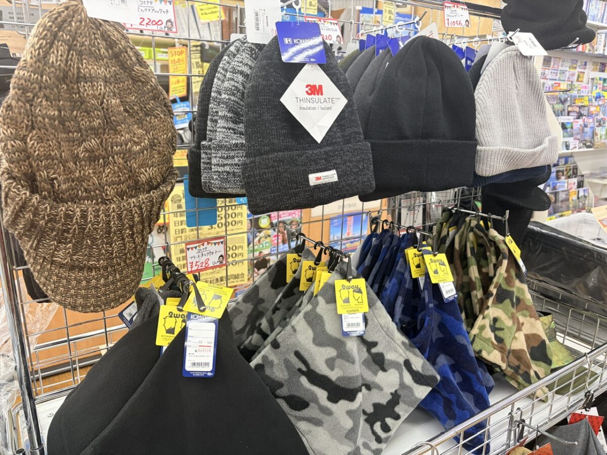 新製品入荷！コヒナタ『秋冬キャップ、ニット帽各種』『ネックウォーマー』