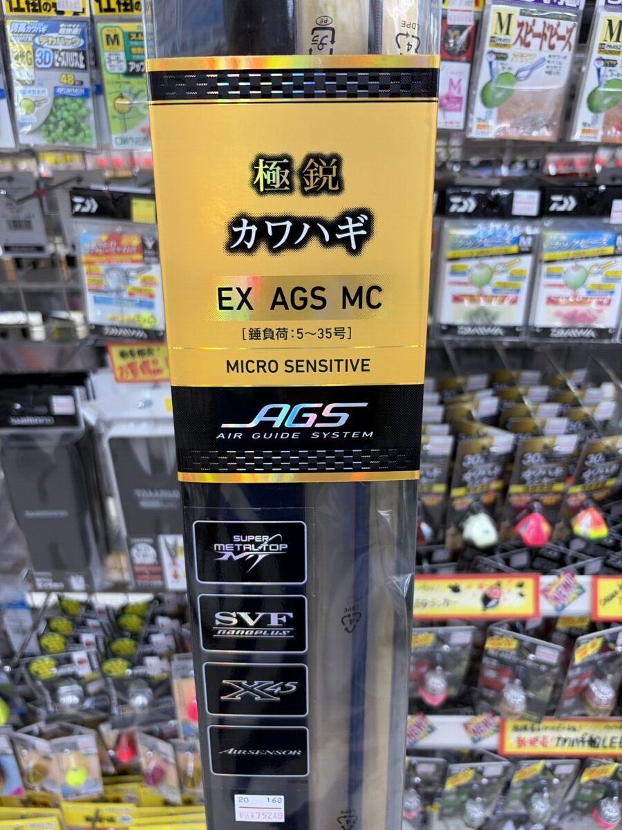 1点限りの掘り出し物です！ダイワ『極鋭カワハギEX AGS MC』